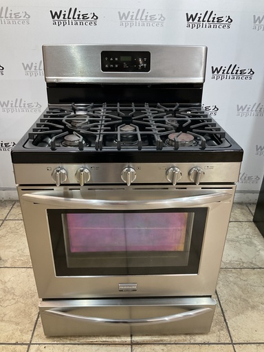 [108096] Frigidaire Natural Gas Stove 30inches (Stainless Steel) 