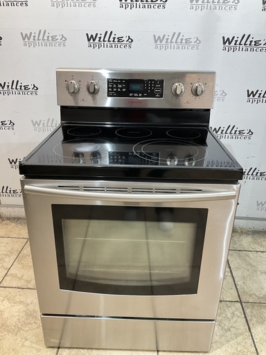 [108073] Samsung Electric Stove 220volts (40/50 AMP) 30inches {3 prong} (Stainless steel} 