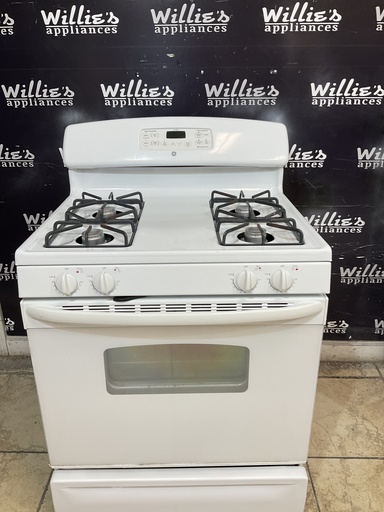 [108092] Ge Natural Gas Stove 30inches (White) 