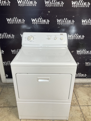 [108116] Kenmore Electric Dryer 220volts (30 AMP) 27inches {3prong} (White) 