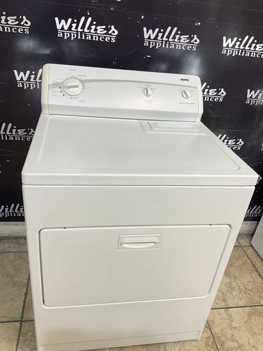 [108115] Kenmore Electric Dryer 220volts (30 AMP) 27inches {3prong} (White) 