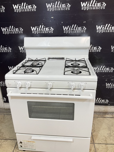 [108139] Frigidaire Natural Gas Stove 30inches (white) 