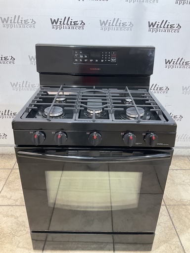 [108150] Samsung Natural Gas Stove 30inches (Black) 