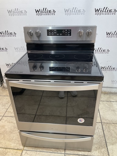 [108213] Whirlpool Electric Stove 30inches {no cord} (Stainless Steel) 