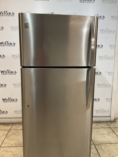[108280] Kenmore Refrigerator Top and Bottom 30x65 1/2” (Stainless Steel) 