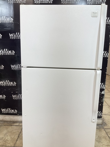 [108298] Whirlpool Refrigerator Top and Bottom 30x66 1/2” (White) 