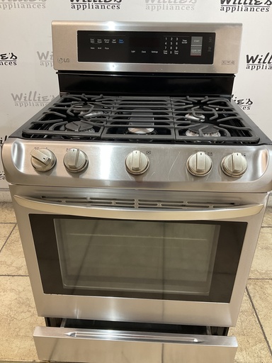 [108330] Lg Natural Gas Stove 30inches (Stainless Steel) 
