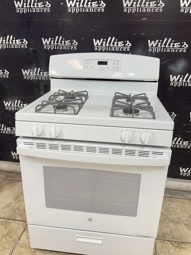[108323] Ge Natural Gas Stove 30inches (white)