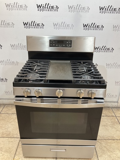 [108349] Ge Natural Gas Stove 30inches (Stainless Steel) 