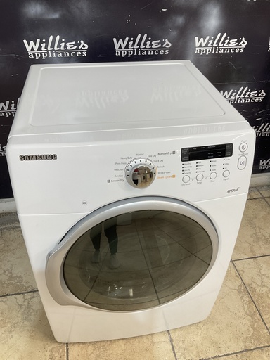 [108365] Samsung Electric Dryer 220volts (30 AMP) 27inches {3 prong} (White) 
