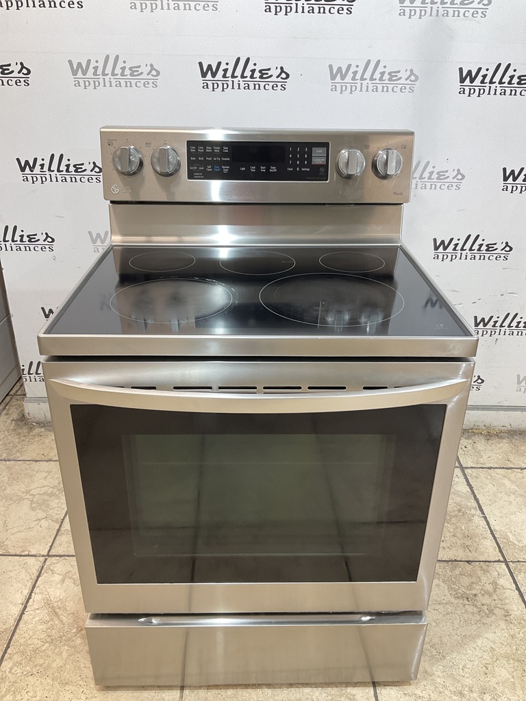 Lg Electric Stove 220volts (40/50 AMP) 30inches {} (Stainless steel) 