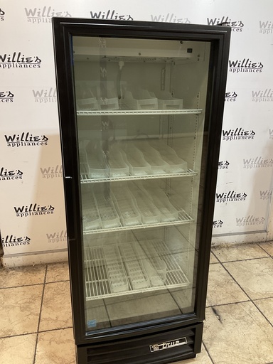 [108413] True Refrigerator Single-glass-door commercial 25x62 1/2” (Black