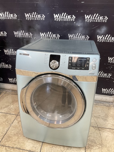 [108516] Samsung Electric Dryer 220volts (30 AMP) 27inches {3 prong} (Light Blue) 
