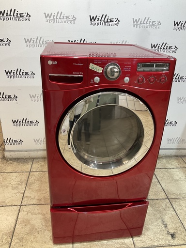 [108538] Lg Natural Gas Dryer 27inches (Red) 