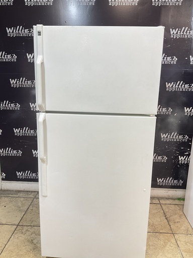 [108539] Hotpoint Refrigerator Top and Bottom 28x61 1/2” (White) 