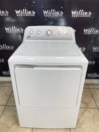 [108571] Ge Electric Dryer 220volts (30 AMP) 27inches {no cord} (White) 