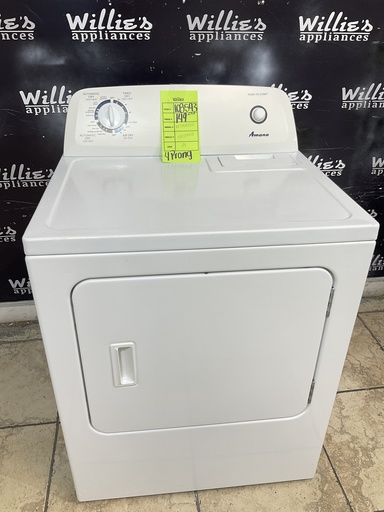 [108593] Amana Electric Dryer 220volts (30 AMP) 29inches {4 prong} (white) 