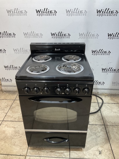 [108585] Avanti Electric Stove 220volts (40/50 AMP) 24inches {4 prong} (black) 