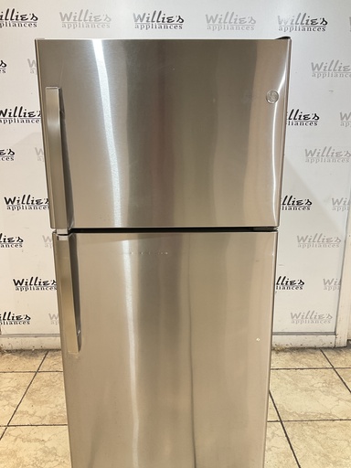 [108590] Ge Refrigerator Top and Bottom 30x66 (Stainless Steel) 