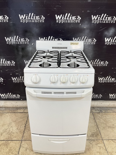 [108646] Hotpoint Gas Propane Stove 20inches (White) 