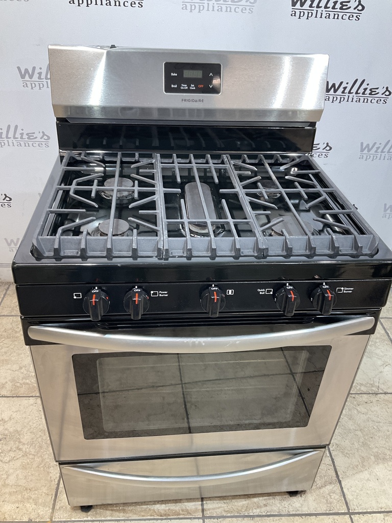 Whirlpool Natural Gas Stove 30inches (Stainless Steel) 