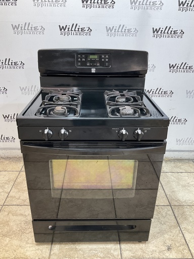 [108668] Kenmore Natural Gas Stove 30inches (Black)