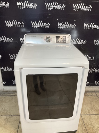 [108696] Samsung Electric Dryer 220volts (30 AMP) 27inches {4 prong} (White) 