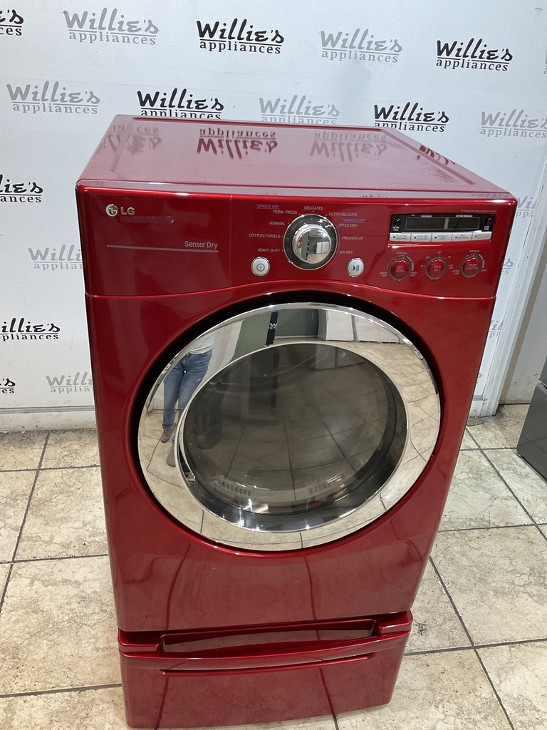 Lg Electric Dryer 220volts (30 AMP) 27inches {3 prong} (Red) 
