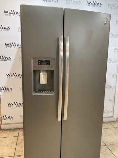 [108761] Ge Refrigerator Side by Side 36x70 (Stainless)  