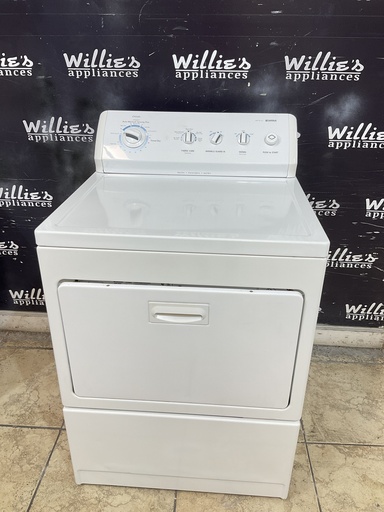 [108805] Kenmore Electric Dryer 220volts (30 AMP) 29inches {4 prong} (White) 