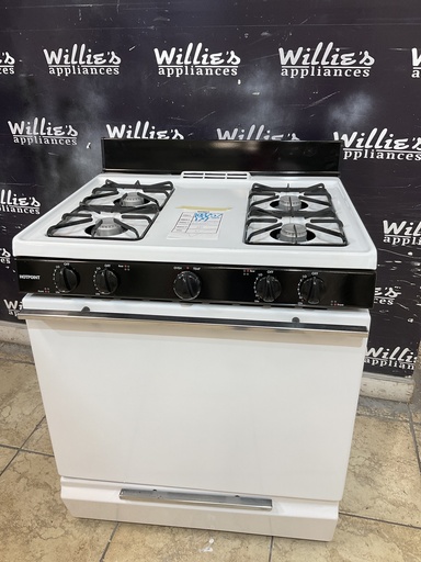 [108757] Hotpoint Natural Gas Stove 30inches (white)