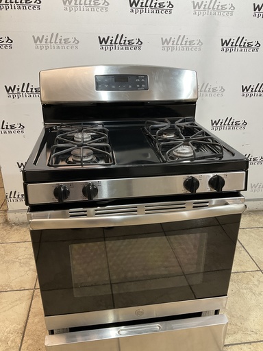 [108775] Ge Natural Gas Stove 30inches (Stainless Steel) 