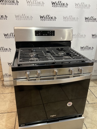 [108789] Whirlpool Natural Gas Stove 30inches (Stainless Steel) 