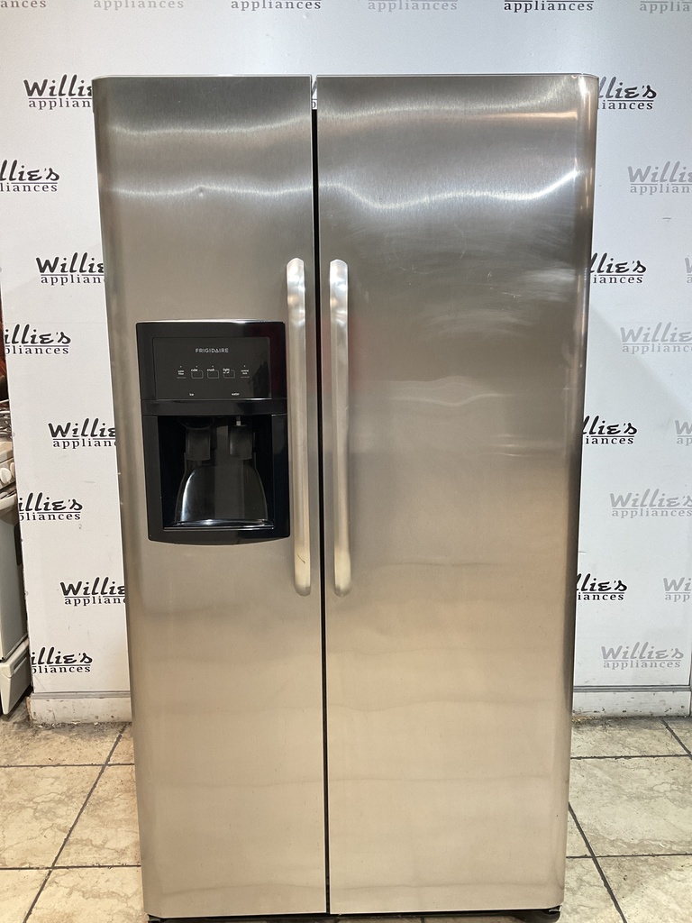 Frigidaire Refrigerator Side by Side 36 1/2” x 69 1/2” (Stainless Steel) 