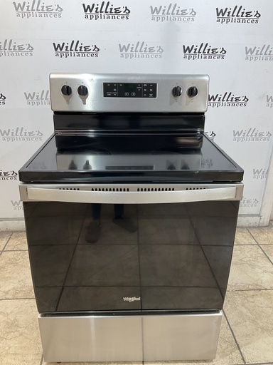[108820] Whirlpool Electric Stove 220volts (40/50 AMP) 30inches {no cord} (Stainless Steel) 