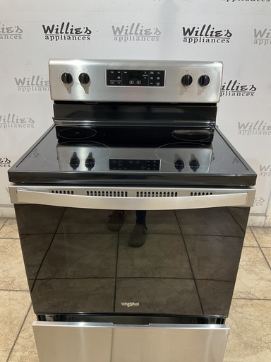 [108823] Whirlpool Electric Stove 220volts (40/50 AMP) 30inches {no cord} (Stainless Steel) 