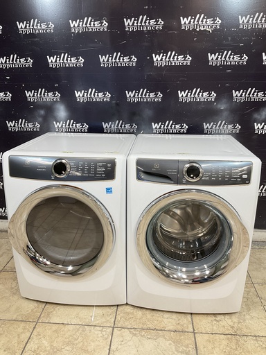 [108791] Electrolux Natural Gas Set Washer/Dryer Front-load 27inches (White)  