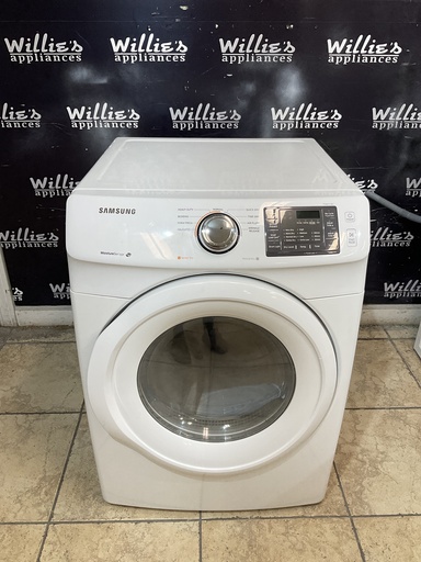 [108808] Samsung Electric Dryer 220volts (30 AMP) 27inches {4 prong} (White) 