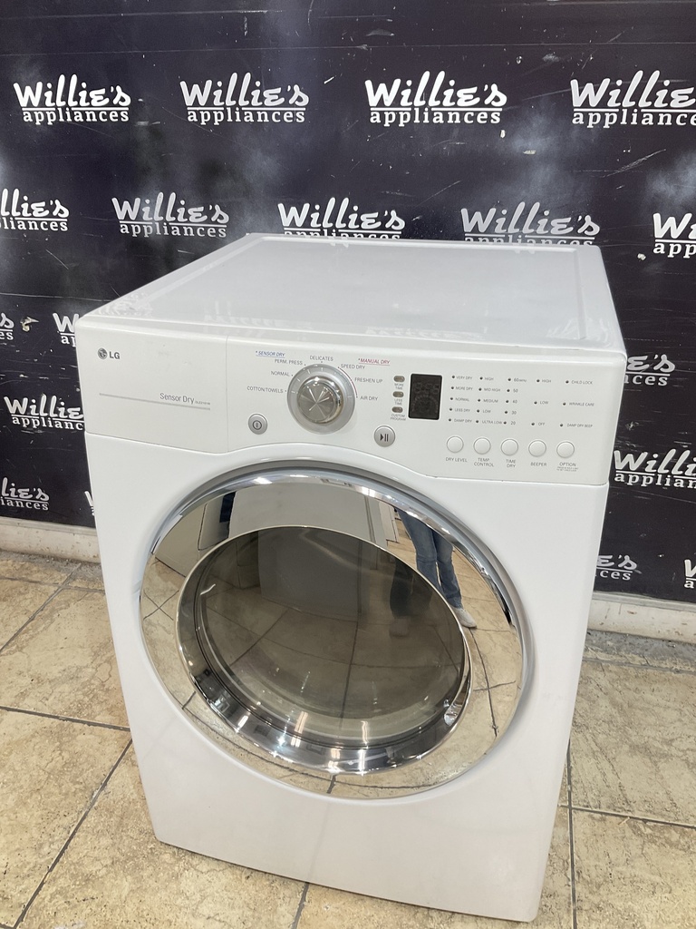 Lg Electric Dryer 220volts (30 AMP) 27inches {3 prong} (White)