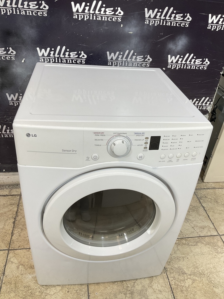 Lg Electric Dryer 220volts (30 AMP) 27inches {no cord} (white) 