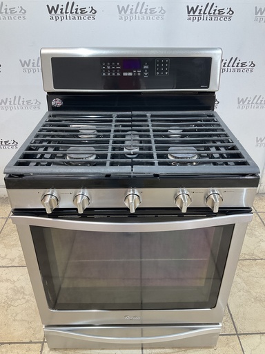 [108914] Whirlpool Natural Gas Stove 30inches (stainless Steel) 