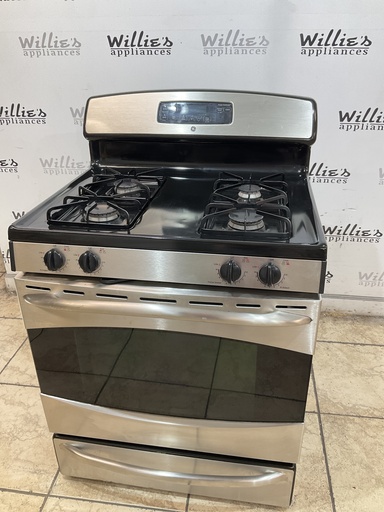 [108913] Ge Natural Gas Stove 30inches (Stainless Steel) 