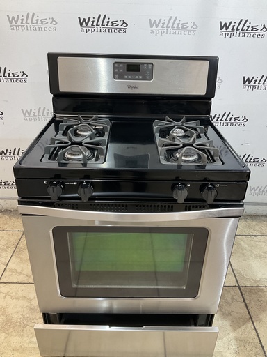 [108936] Whirlpool Natural Gas Stove 30inches (Stainless Steel) 