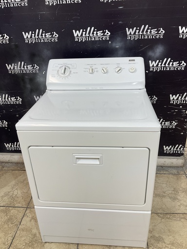 [108968] Kenmore Electric Dryer 220volts (30 AMP) 27inches {no cord} (White)