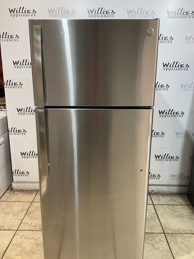 [108971] Ge Refrigerator Top and Bottom 28x67 (Stainless Steel) 