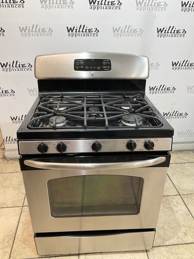 [108994] Ge Natural Gas Stove 30inches (stainless Steel) 