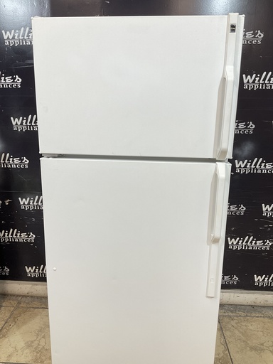 [109036] Hotpoint Refrigerator Top and Bottom 28x64 1/2” (White) 