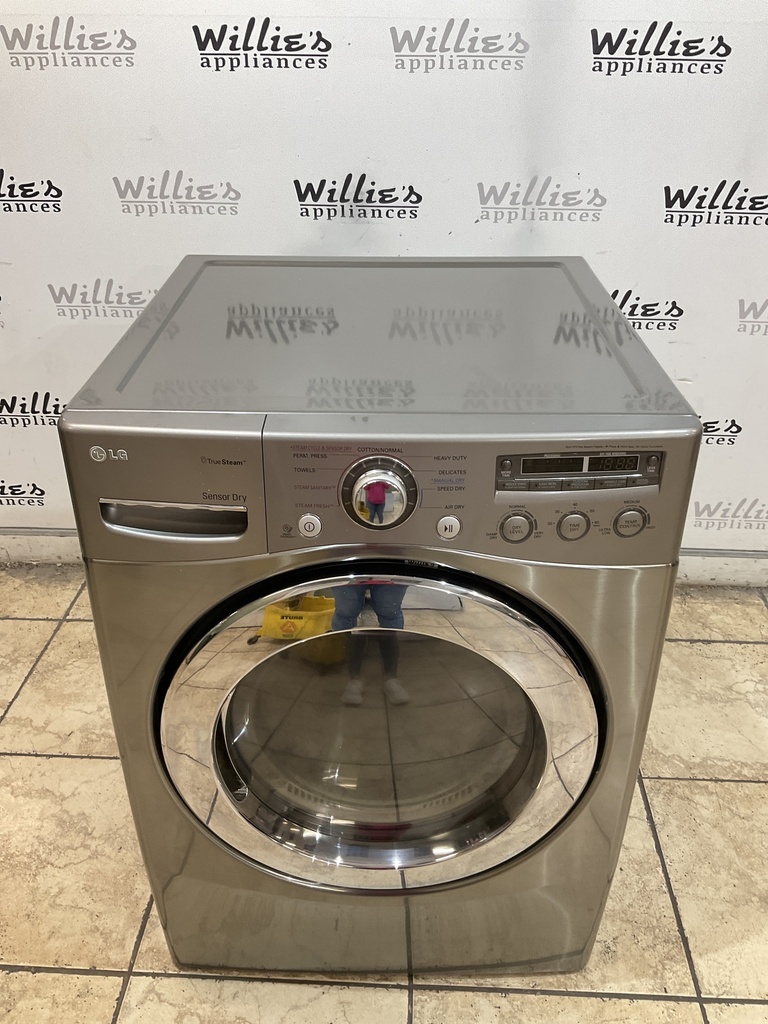 Lg Electric Dryer 220volts (30 AMP) 27inches  {3 prong} (Grey) 