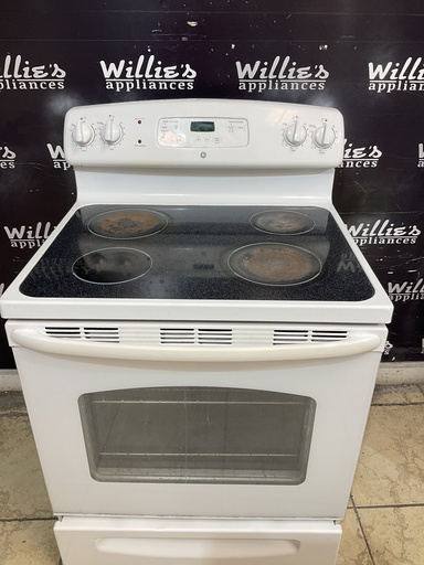 [109049] Ge Electric Stove 30inches {no cord} (White) 