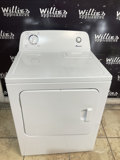 [109054] Amana Electric Dryer 29inches {3 prong} (white) 